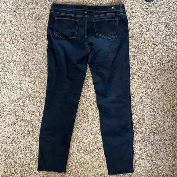 Kut Connie Ankle Curved Raw Hem Skinny Jeans - Picture 8 of 9